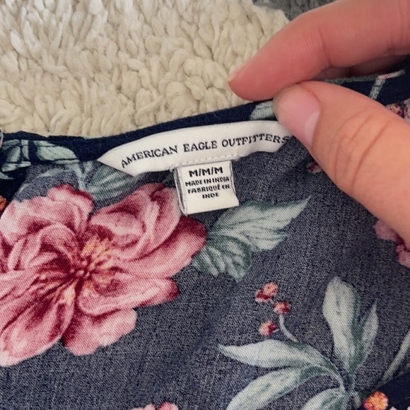 SOLD NWOT floral AE romper - Picture 3 of 5